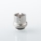 Protocol MVP Style Drip Tip for BB / Billet / Boro AIO Box Mod - Grey, Sainless Steel + PEEK