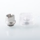 Protocol MVP Style Drip Tip for BB / Billet / Boro AIO Box Mod - Translucent, Sainless Steel + PC