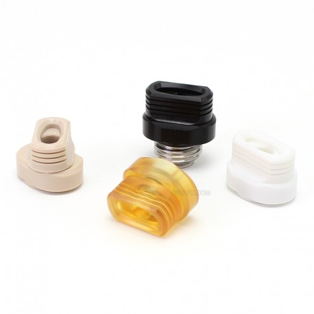 SXK Protocol MVP Style Drip Tip Set for BB / Billet / Boro AIO Box Mod - 316SS + POM + PET + PEEK + Ultem (1 x Base + 4 x Tip)