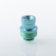 Authentic MK MODS Ti-type2 Drip Tip + Button Set for Cthulhu AIO - Green, Titanium Alloy