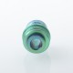 Authentic MK MODS Ti-type2 Drip Tip + Button Set for Cthulhu AIO - Green, Titanium Alloy