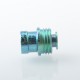 Authentic MK MODS Ti-type2 Drip Tip + Button Set for Cthulhu AIO - Green, Titanium Alloy