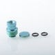 Authentic MK MODS Ti-type2 Drip Tip + Button Set for Cthulhu AIO - Green, Titanium Alloy