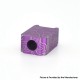 Authentic MK MODS Topo Boro Tank for SXK BB / Billet AIO Box Mod Kit - Purple, Aluminum + Glass