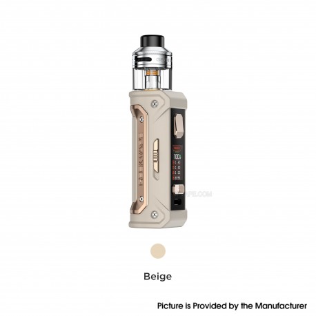 [Ships from Bonded Warehouse] Authentic Geekvape E100i Aegis Eteno 100W Pod Mod Kit - Beige, VW 5~100W, 3000mAh, 4.5ml