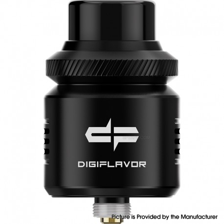 [Ships from Bonded Warehouse] Authentic Digi Drop RDA V2 Rebuildable Dripping Atomizer - Black, DL / RDL, BF Pin, 24mm