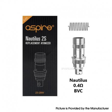 [Ships from Bonded Warehouse] Authentic Aspire Replacement Coil for Nautilus 2S Tank, Nautilus 2, Nautilus AIO - 0.4ohm (5 PCS)