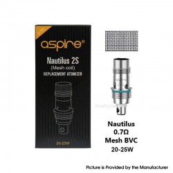 [Ships from Bonded Warehouse] Authentic Aspire Nautilus Mesh Coils for Nautilus 2 - 0.7ohm (5 PCS)