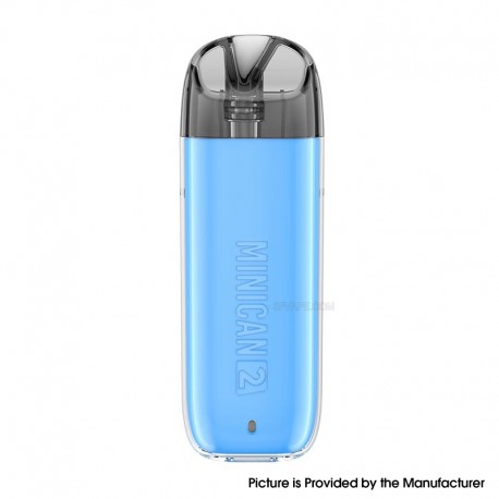 [Ships from Bonded Warehouse] Authentic Aspire Minican 2 Pod System Kit - Sky Blue, 400mAh, 3ml, 1.0ohm