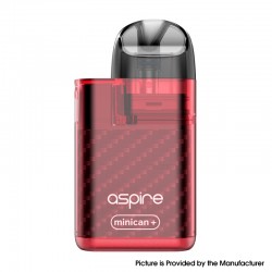 [Ships from Bonded Warehouse] Authentic Aspire Minican Plus Pod System Kit - Semitransparent Red, 850mAh, 3ml, 0.8ohm