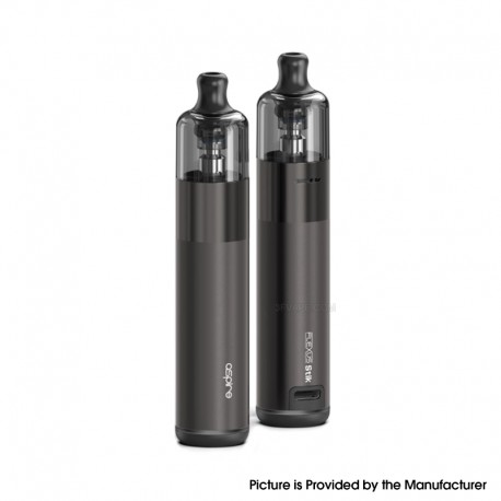 [Ships from Bonded Warehouse] Authentic Aspire Flexus Stik Pod System Kit - Gunmetal, 1200mAh, 3ml, 0.6ohm / 1.0ohm