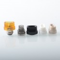 Protocol MVP Style Drip Tip Set for BB / Billet / Boro AIO Box Mod - SS + PEEK + PEI + POM (1 x Base + 5 x Mouthpiece Tip)