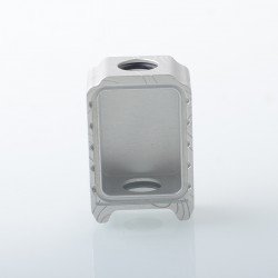 Authentic MK MODS Topo Boro Tank for SXK BB / Billet AIO Box Mod Kit - Silver, Aluminum + Glass