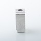 Authentic MK MODS Topo Boro Tank for SXK BB / Billet AIO Box Mod Kit - Silver, Aluminum + Glass