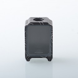 Authentic MK MODS Topo Boro Tank for SXK BB / Billet AIO Box Mod Kit - Black, Aluminum + Glass