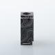 Authentic MK MODS Topo Boro Tank for SXK BB / Billet AIO Box Mod Kit - Black, Aluminum + Glass