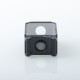 Authentic MK MODS Topo Boro Tank for SXK BB / Billet AIO Box Mod Kit - Black, Aluminum + Glass