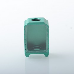 Authentic MK MODS Boro Tank for SXK BB / Billet AIO Box Mod Kit - Green, Aluminum + Glass