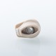 D-Tip Style Drip Tip for BB / Billet / Boro AIO Box Mod - Grey, Stainless Steel + PEEK