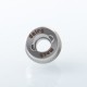 D-Tip Style Drip Tip for BB / Billet / Boro AIO Box Mod - Grey, Stainless Steel + PEEK