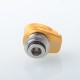 D-Tip Style Drip Tip for BB / Billet / Boro AIO Box Mod - Gold, Stainless Steel + Aluminum