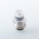 D-Tip Style Drip Tip for BB / Billet / Boro AIO Box Mod - Translucent, Stainless Steel + PC