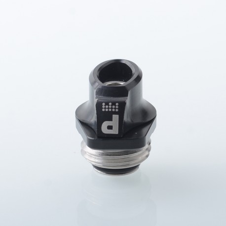 D-Tip Style Drip Tip for BB / Billet / Boro AIO Box Mod - Black, Stainless Steel + POM