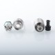 Authentic Auguse Era S RTA V2 Rebuildable Tank Vape Atomizer - Silver, 16mm Diameter