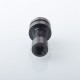 EMC Style Drip Tip for BB / Billet / Boro AIO Box Mod - Black, Stainless Steel
