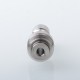 EMC Style Drip Tip for BB / Billet / Boro AIO Box Mod - Silver, Stainless Steel