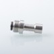 EMC Style Drip Tip for BB / Billet / Boro AIO Box Mod - Silver, Stainless Steel