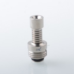 EMC Style Drip Tip for BB / Billet / Boro AIO Box Mod - Silver, Titanium Alloy