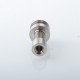 EMC Style Drip Tip for BB / Billet / Boro AIO Box Mod - Silver, Titanium Alloy