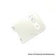 Authentic ETU B1 Replacement Front Door Cover Plate for BB / Billet / Boro Tank - Silver, Titanium Alloy