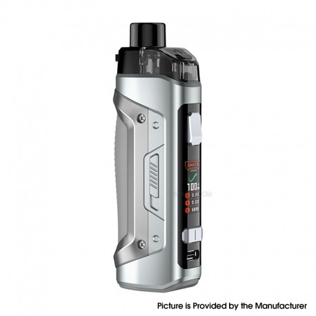 [Ships from Bonded Warehouse] Authentic GeekVape B100 Boost Pro 2 Pod Mod Kit - Silver, 5~100W, 1 x 18650, 4.5ml