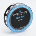 Authentic VandyVape SS316L Mesh Wire DIY Heating Wire for Mesh RDA - 1.2 Ohm / Ft, 5 Feet (200 Mesh)