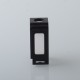 Monarchy Style Boro Tank for SXK BB / Billet AIO Box Mod Kit - Black, POM + Aluminum