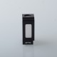 Monarchy Style Boro Tank for SXK BB / Billet AIO Box Mod Kit - Black, POM + Aluminum