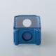 Authentic MK MODS Topo Boro Tank for SXK BB / Billet AIO Box Mod Kit - Blue, Aluminum + Glass