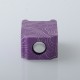 Authentic MK MODS Topo Boro Tank for SXK BB / Billet AIO Box Mod Kit - Purple, Aluminum + Glass