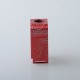 Authentic MK MODS Topo Boro Tank for SXK BB / Billet AIO Box Mod Kit - Red, Aluminum + Glass