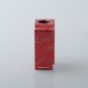 Authentic MK MODS Topo Boro Tank for SXK BB / Billet AIO Box Mod Kit - Red, Aluminum + Glass