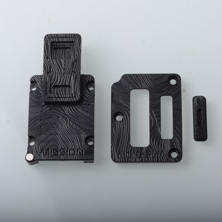 Mission Rokr Switch Style Inner Plate Set for SXK BB / Billet Box Mod Kit - Black, POM