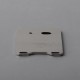 Authentic ETU B1 Replacement Front Door Cover Plate for BB / Billet / Boro Tank - Silver, Titanium Alloy