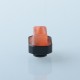 Kontrl Mag Style 510 Drip Tip - Black Orange, Aluminum + Resin