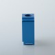 Authentic MK MODS Boro Tank for SXK BB / Billet AIO Box Mod Kit - Blue, Aluminum + Glass