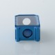 Authentic MK MODS Boro Tank for SXK BB / Billet AIO Box Mod Kit - Blue, Aluminum + Glass