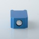 Authentic MK MODS Boro Tank for SXK BB / Billet AIO Box Mod Kit - Blue, Aluminum + Glass