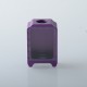 Authentic MK MODS Boro Tank for SXK BB / Billet AIO Box Mod Kit - Purple, Aluminum + Glass