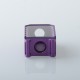 Authentic MK MODS Boro Tank for SXK BB / Billet AIO Box Mod Kit - Purple, Aluminum + Glass